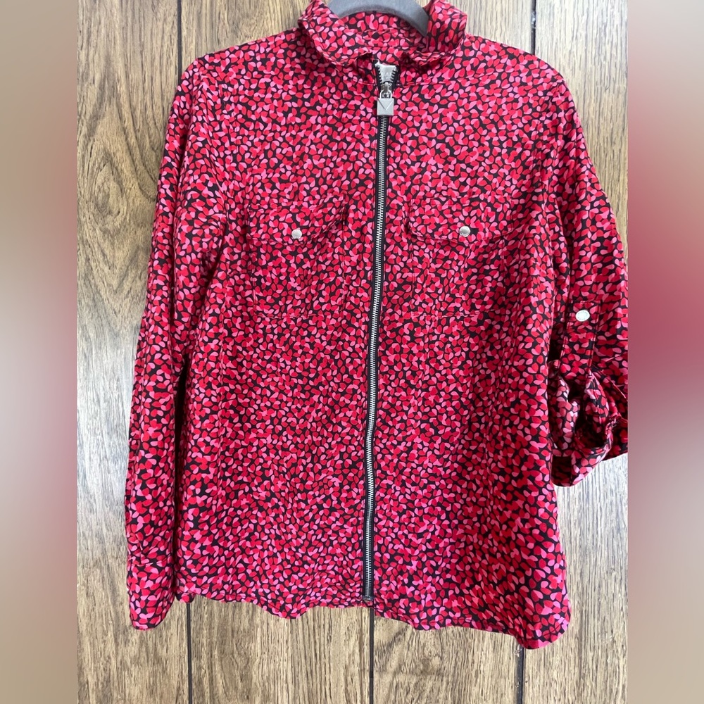 Michael kors heart blouse